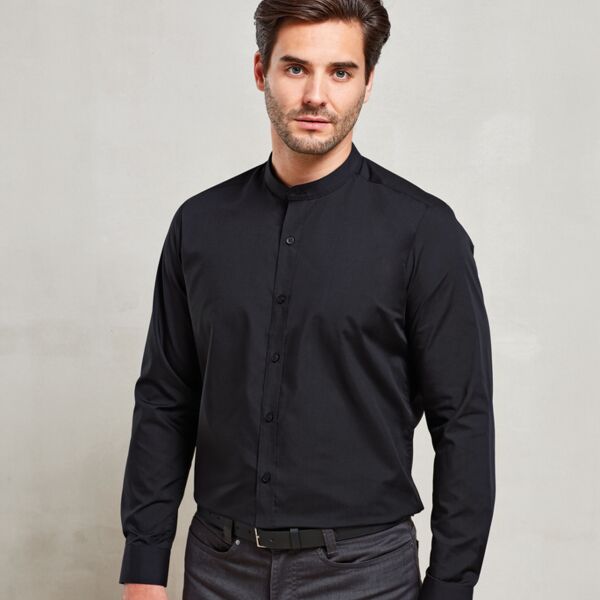 Premier Long Sleeve Grandad Shirt Thumbnail